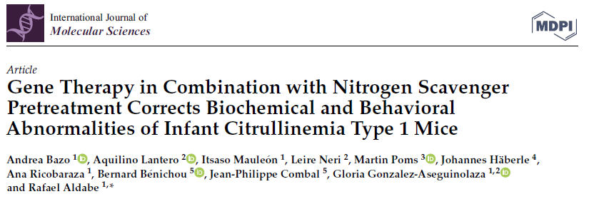 Citrullinemia type I - Vivet Therapeutics